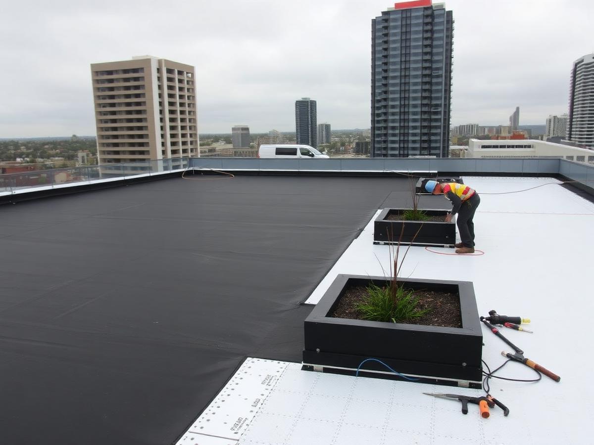 Roof & planter box tanking